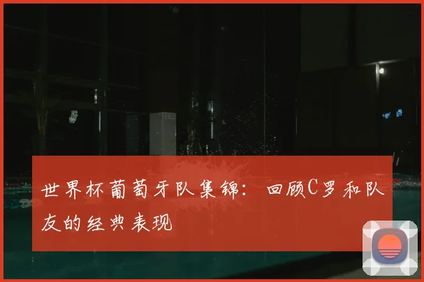 世界杯葡萄牙队集锦:回顾C罗和队友的经典表现